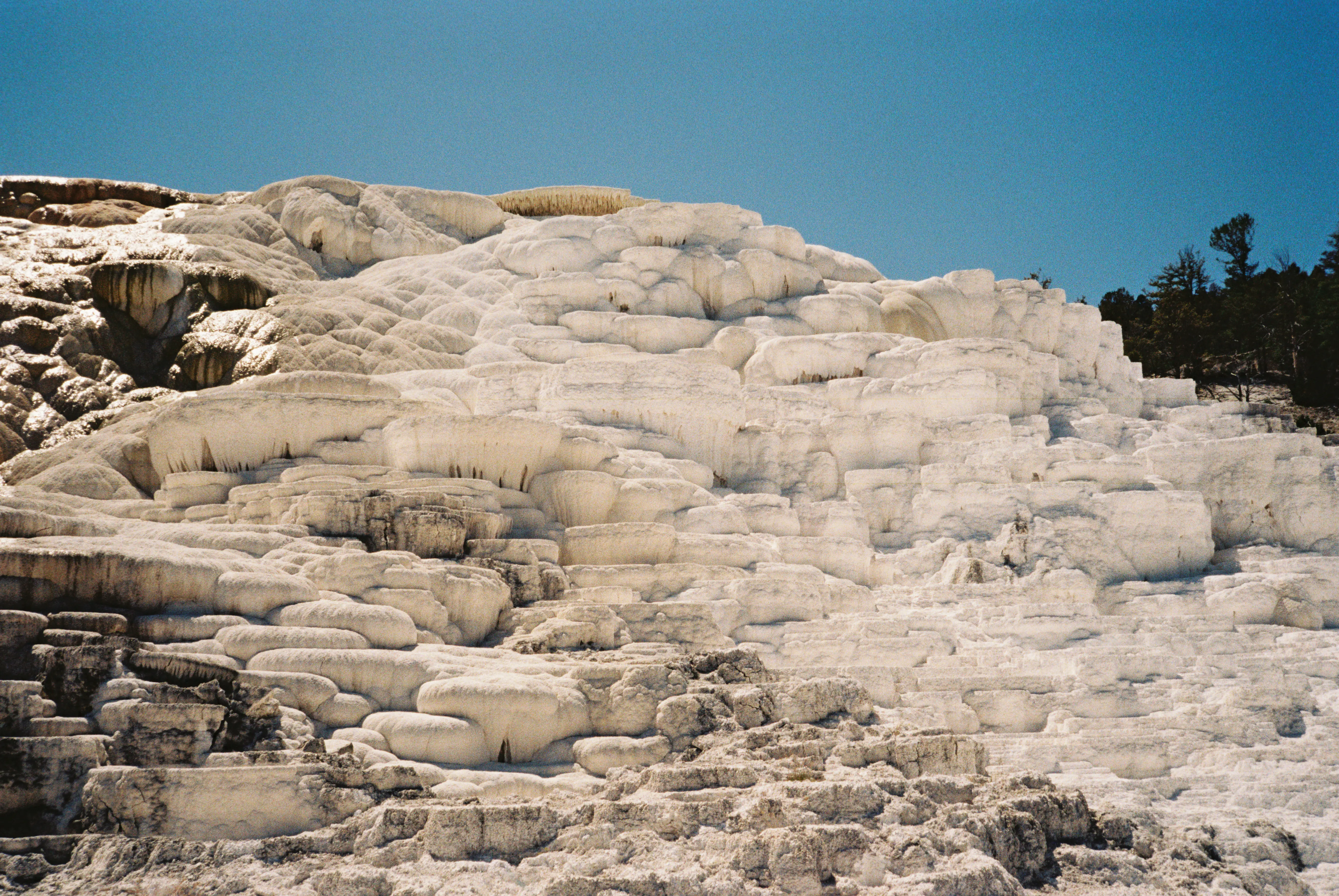 geyser formation at Yellowstone National Park